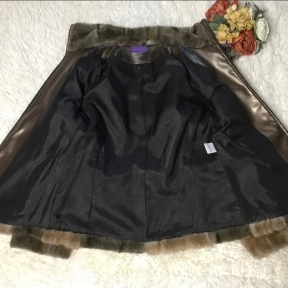 Sandro Nounours Faux Patchwork Fur Coat - Picture 12 of 16